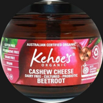 CASHEWS CHEESE DIP WTH BEETROOT ORGANIC KEHOES