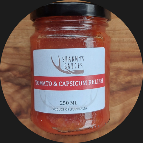 SHANNY'S TOMATOE AND CAPSICUM RELISH